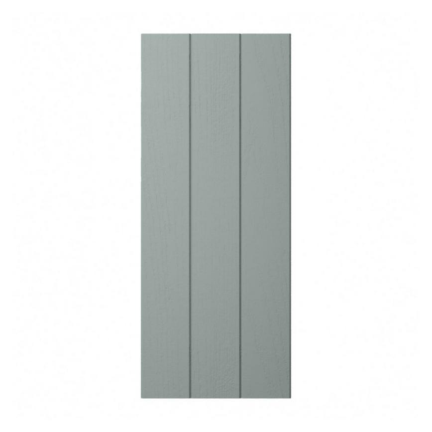 Grained Seafoam Tongue and Groove Full Height Wall Decor End 752mm