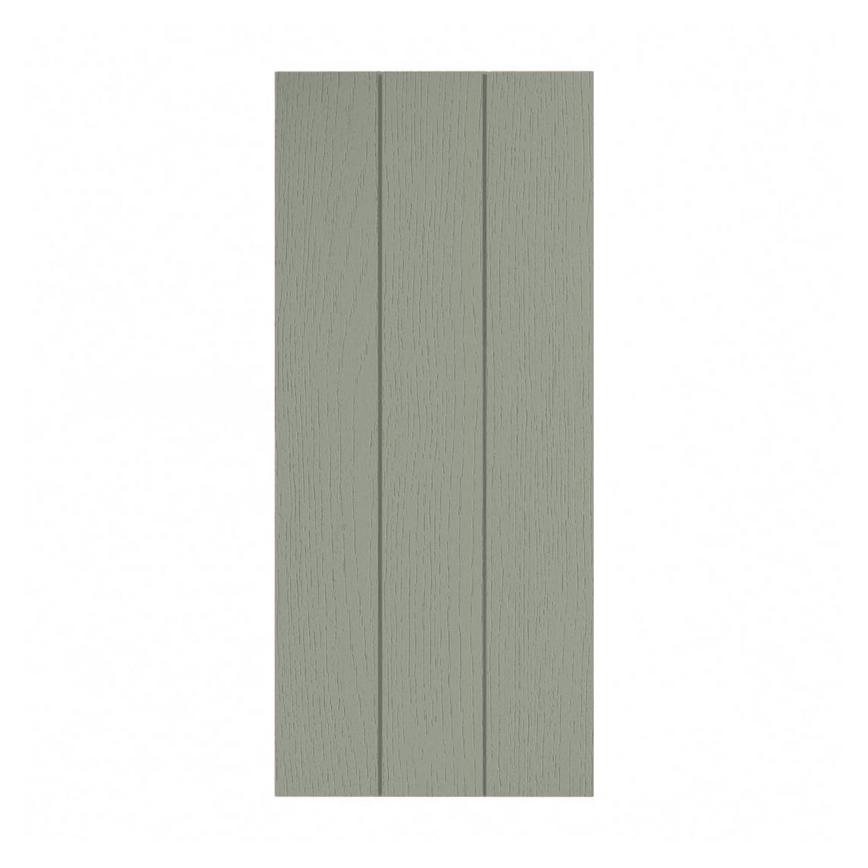 Halesworth Reed Green Tongue and Groove Tall Deep Wall Decor End
