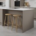 Hockley Super Matt Sand Grey 940mm x 2400mm x 16mm Breakfast Bar Panel