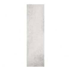Hockley Textured White Stone 2130mm x 595mm x 16mm End Panel Primary Cut Out