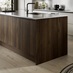 Walnut Reeded Panels in Hockley Textures Walnut Kitchen