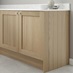 Chilcomb Grain Oak 910mm x 595mm x 18mm End Panel
