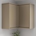 Matt Metallic Bronze 752 Full Height Wall Decor End - 16mm