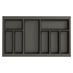 800mm Moulded Anthracite Cutlery Tray