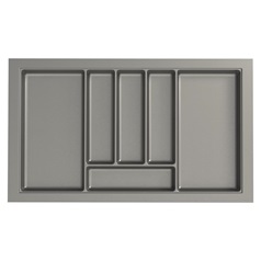 800mm Moulded Silver Cutlery Tray