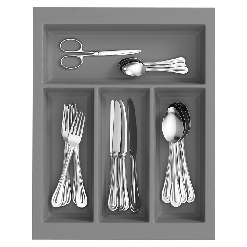 400mm Moulded Anthracite Tray