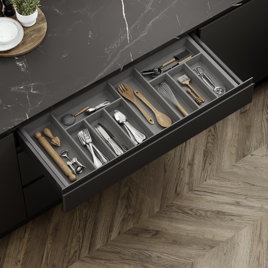 1000mm Moulded Anthracite Tray