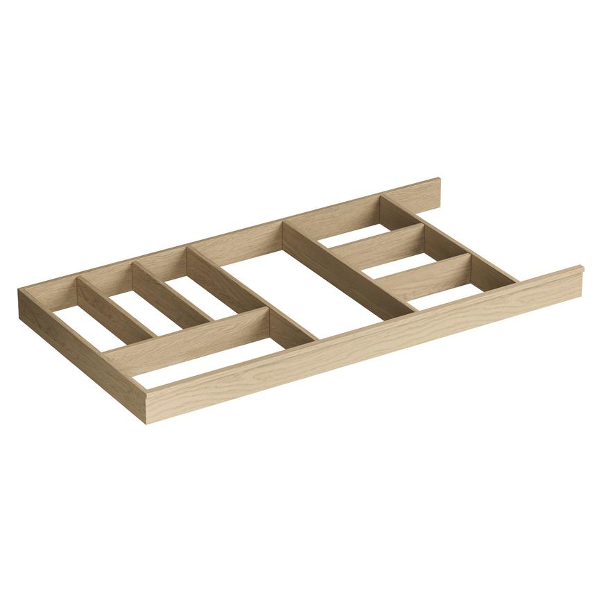 900mm Contemporary Natural Oak Cutlery Tray