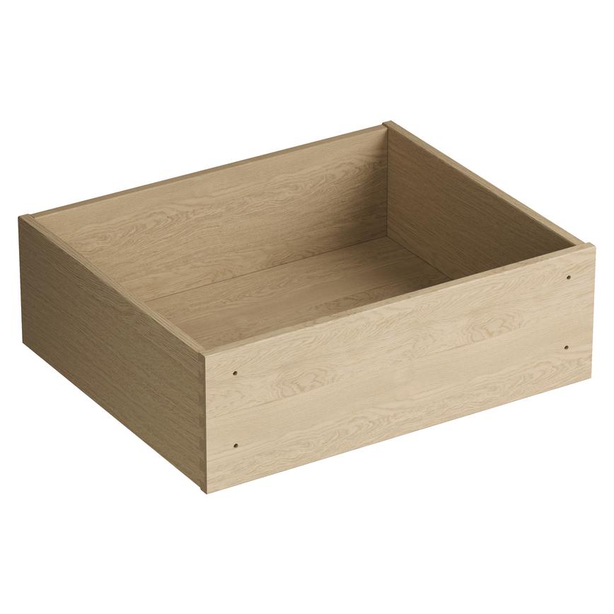 Natural Oak Veneered 600mm Ready Assembled Pan Drawer