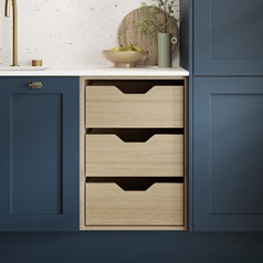 500 Width Drawer Natural Oak