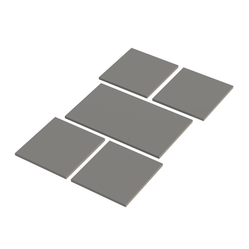 Internal Croft Grey Larder Top Shelf Pack