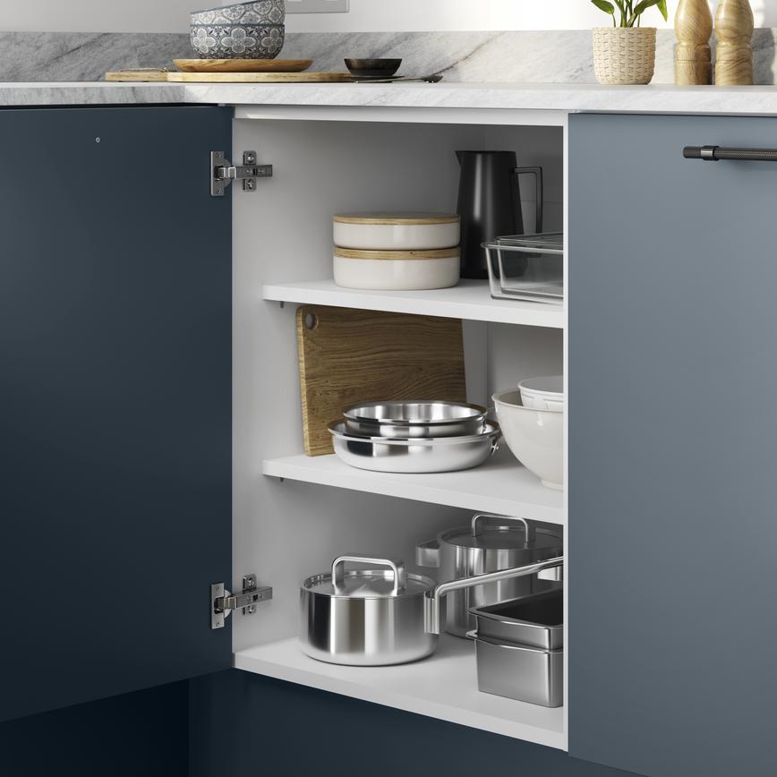 600 Base Unit Shelf White 