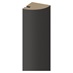 Halesworth Grain Charcoal Curved Corner Post