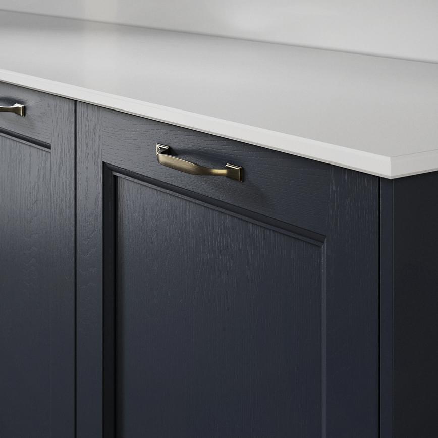 Earl Aged Brass D-Handle