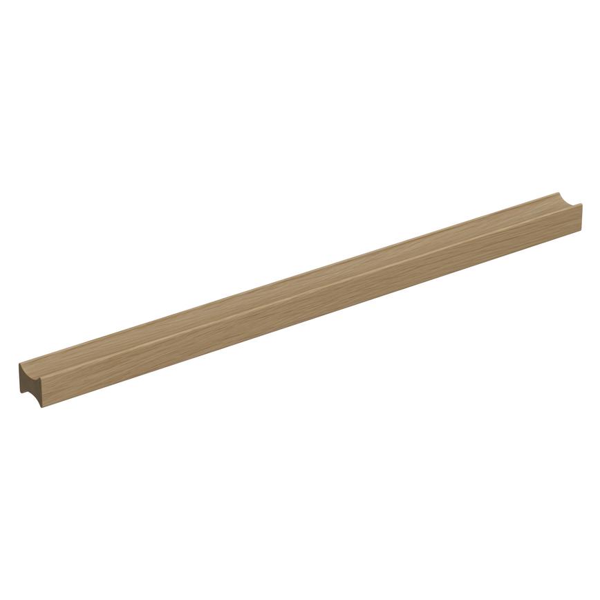 Reed Lacquered Oak Mounted Trim Bar Cupboard Handle 400mm