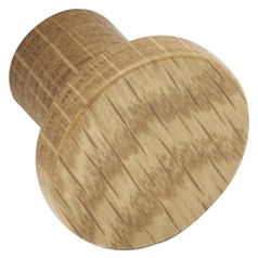 Reed Lacquered Oak Classic Round Cupboard Door Knob 33mm