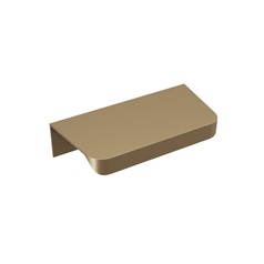 Edge Matt Brass Effect Trimline Bar Cupboard Handle 80mm