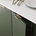 Edge Matt Brass Effect Trimline Bar Cupboard Handle 80mm