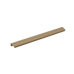 Edge Matt Brass Effect Trimline Bar Cupboard Handle 380mm