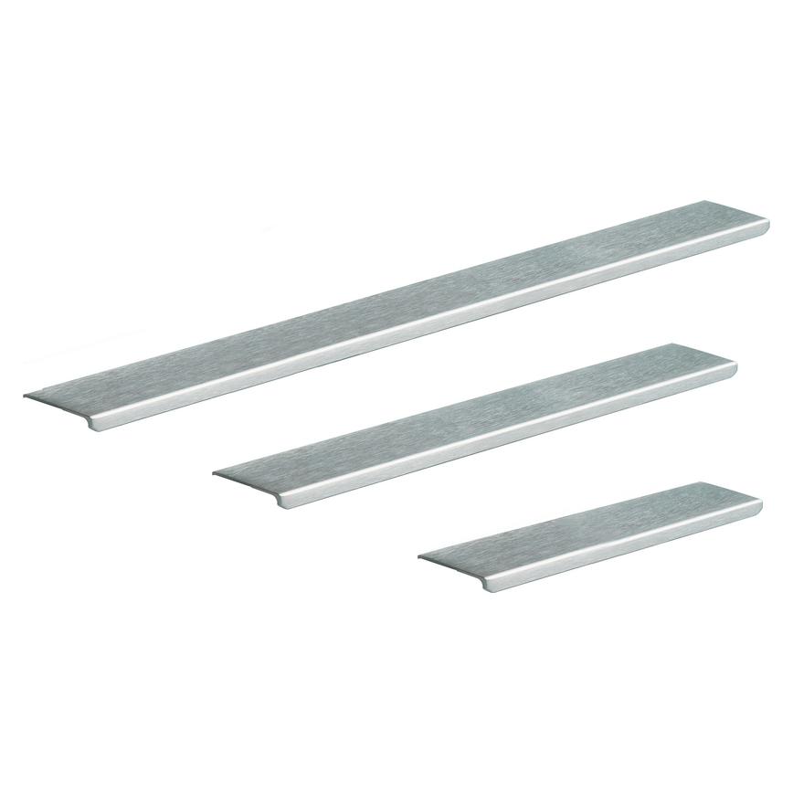 Slimline Brushed Stainless Steel Effect Bar Cupboard Handle - image