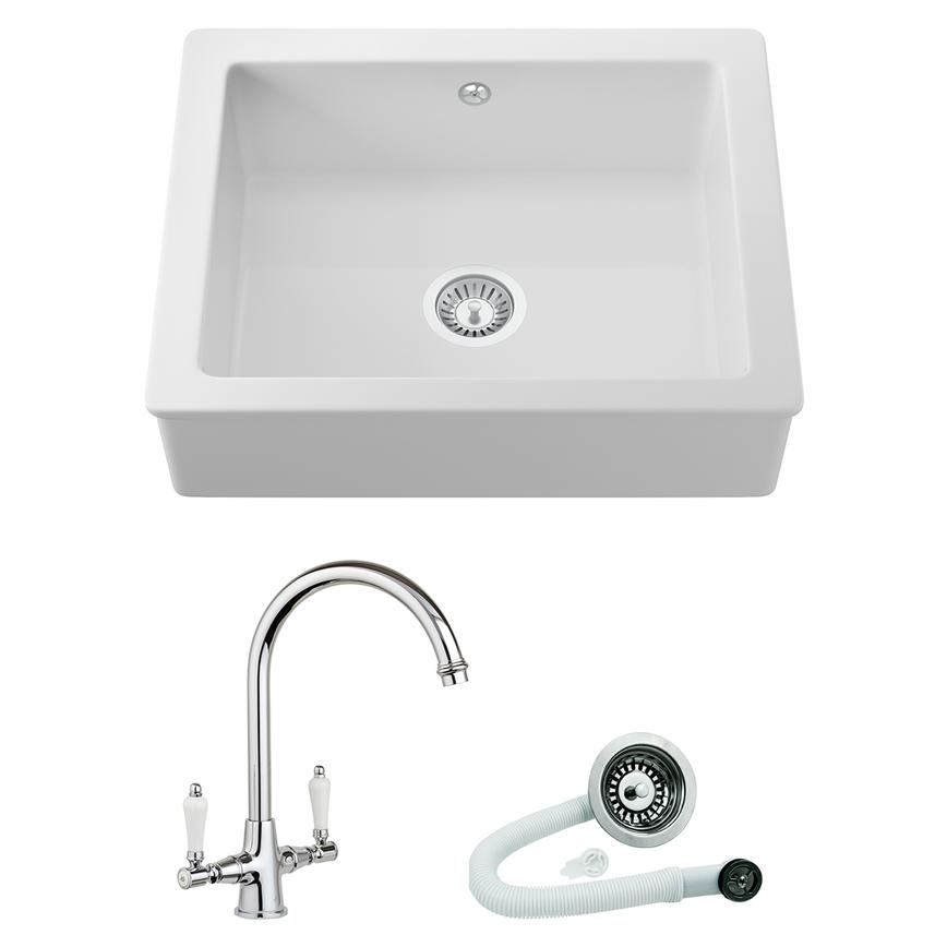 SNT6980 Broadstone Sink & Waste With Classic Tap