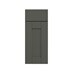 Halesworth Ash Green 300 Standard Door CAD Cut Out Front Unit