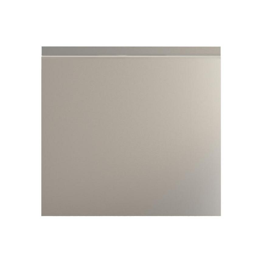 Clerkenwell Matt Metallic Titanium 557mm x 600mm Full Height Drawerline Kitchen Door Primary Cut Out