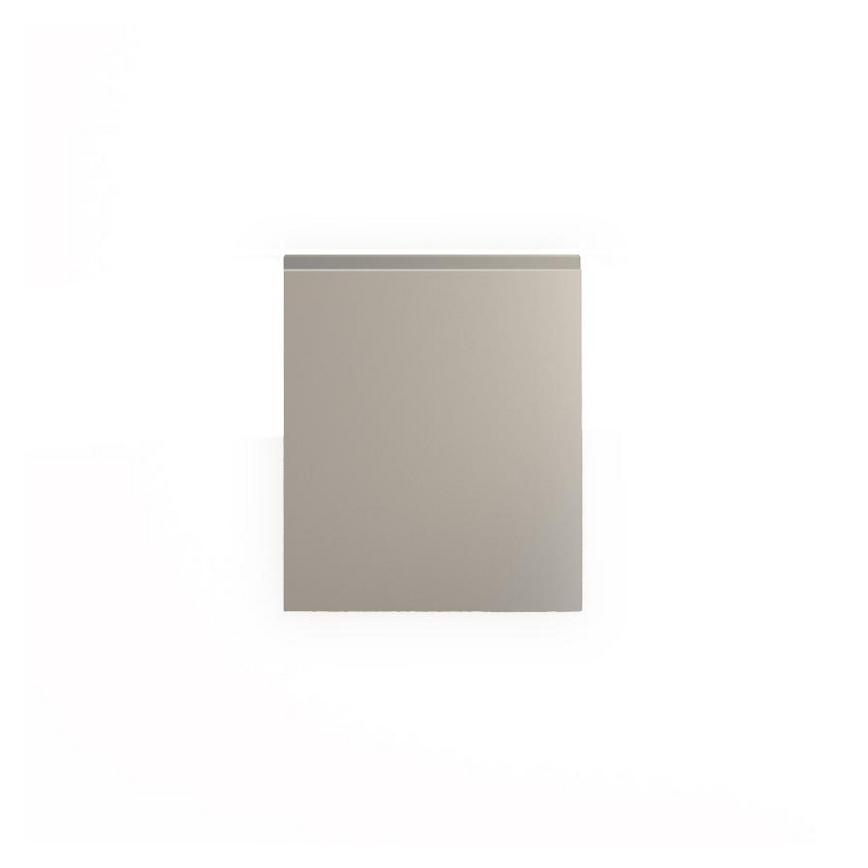 Clerkenwell Matt Metallic Titanium 733mm x 600mm Tall Appliance Tower Kitchen Door Primary Cut Out