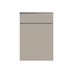 Clerkenwell Matt Metallic Titanium 557mm x 500mm Full Height Drawerline Kitchen Door Additional Cut Out