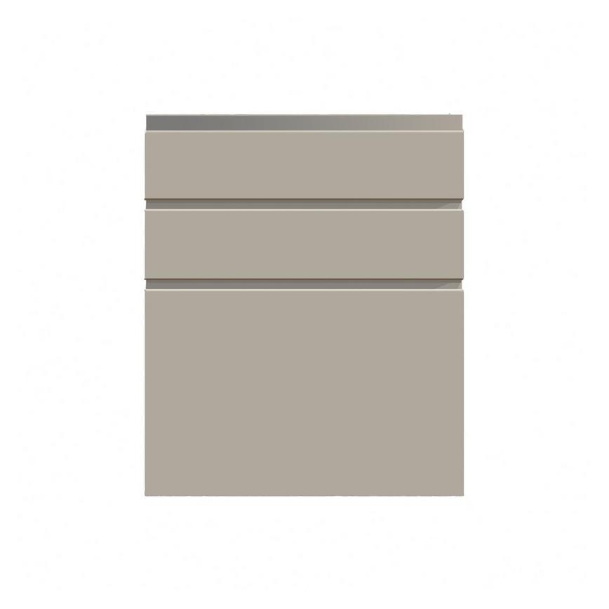 Clerkenwell Matt Metallic Titanium 394mm x 600mm Hob or Pan Kitchen Door or Drawer Additional Cut Out