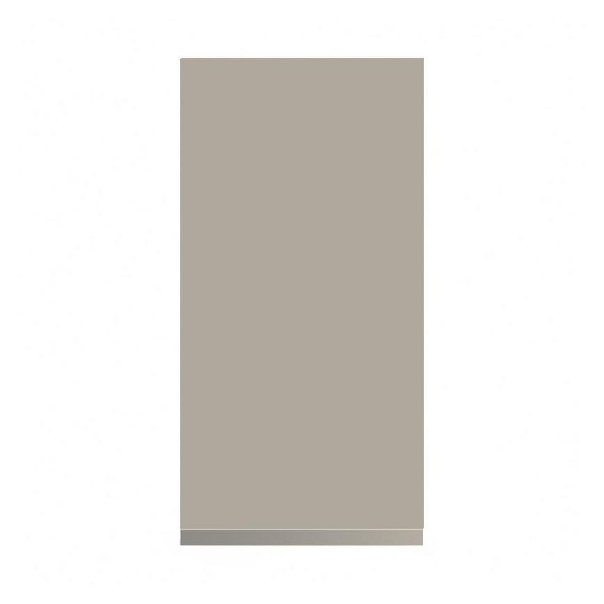 Clerkenwell Matt Metallic Titanium 900mm x 450mm Tall Kitchen Door Primary Cut Out