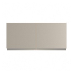 Clerkenwell Matt Metallic Titanium 460mm x 1000mm Tall Bridging Unit Kitchen Door Pair Primary Cut Out