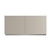 Clerkenwell Matt Metallic Titanium 460mm x 1000mm Tall Bridging Unit Kitchen Door Pair Primary Cut Out