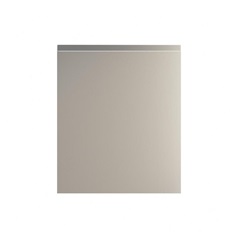 Clerkenwell Matt Metallic Titanium 720mm x 600mm Full Height Appliance Kitchen Door Primary Cut Out