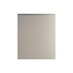 Clerkenwell Matt Metallic Titanium 720mm x 600mm Full Height Appliance Kitchen Door Primary Cut Out