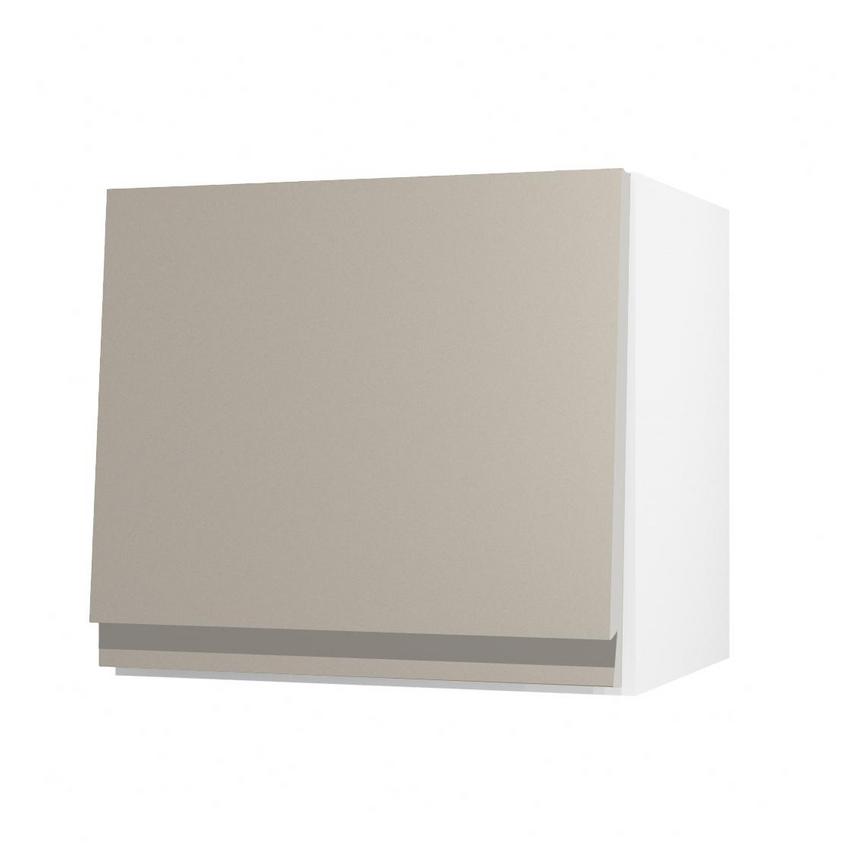 Clerkenwell Matt Metallic Titanium 360mm x 400mm Half Height Kitchen Door or Drawer Angled Open