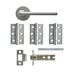 Munch Satin Nickel Lever on Rose Door Handle Pack