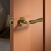 Iseo Knurled Lever On Rose Antique Brass Situational
