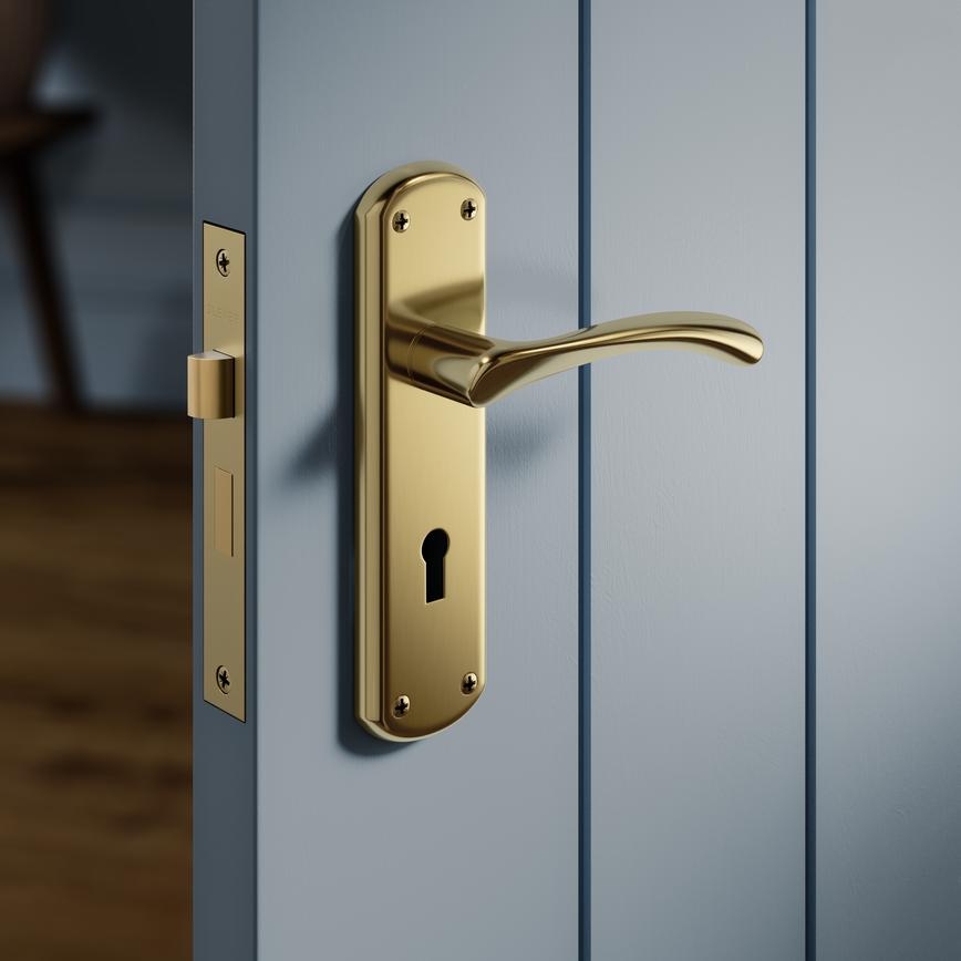 Garda Brass Lock Furniture Situational