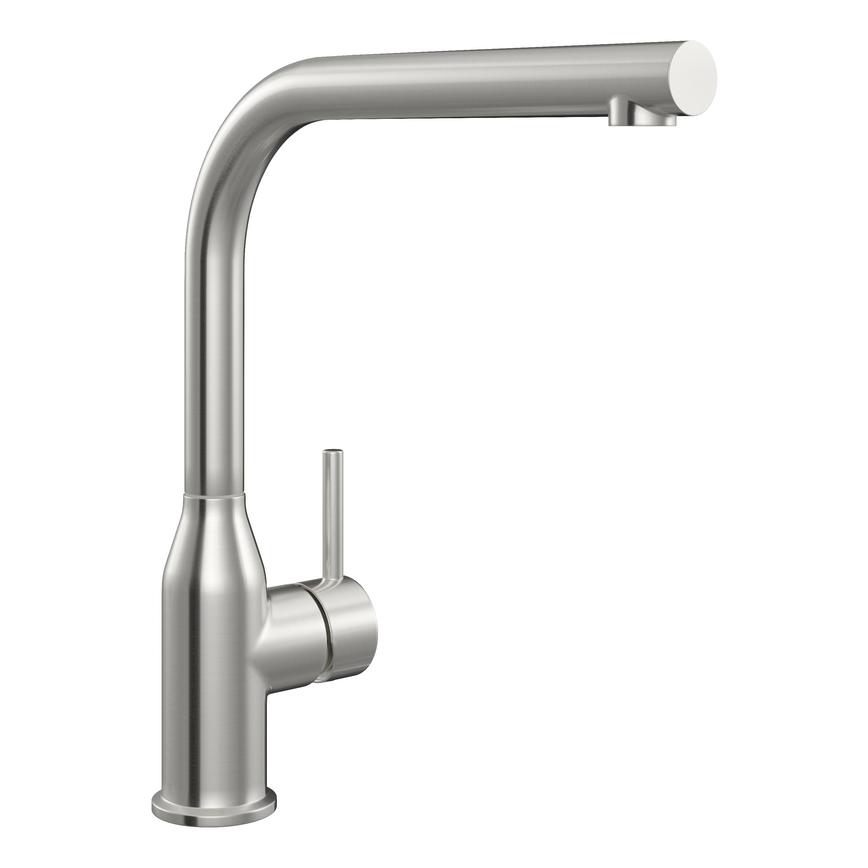 Darwell Brushed Nickel Right Angled Mixer Kitchen Tap
