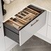 Winterton Gloss Dove Grey Open Drawer