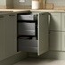 Frome Reed Green Open Pull Out Cabinet
