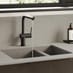 Winterton Gloss Sandstone And Dark Stone Sink And Tap