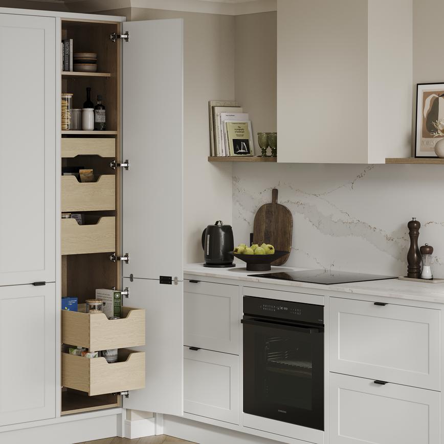 Frome White Inframe Larder Storage