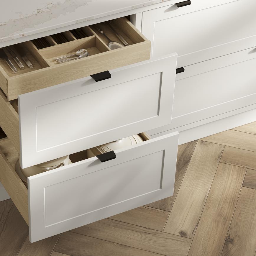 Frome White Inframe Drawer Storage