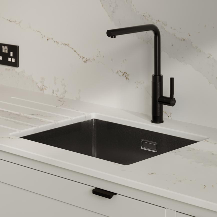 Frome White Inframe Sink and Tap