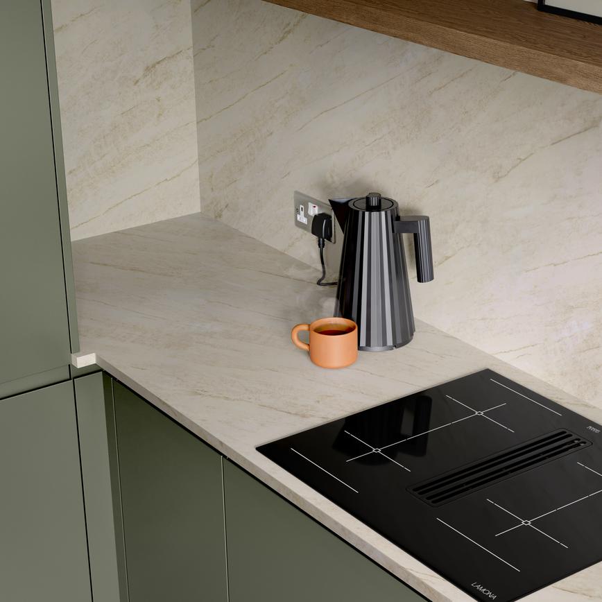 Clerkenwell Super Matt Ash Green Worktop