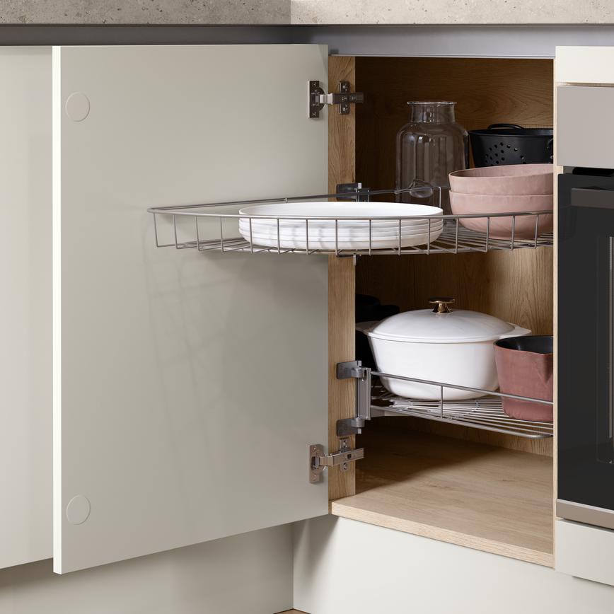 Greenwich Porcelain Handleless  Pull Out Storage