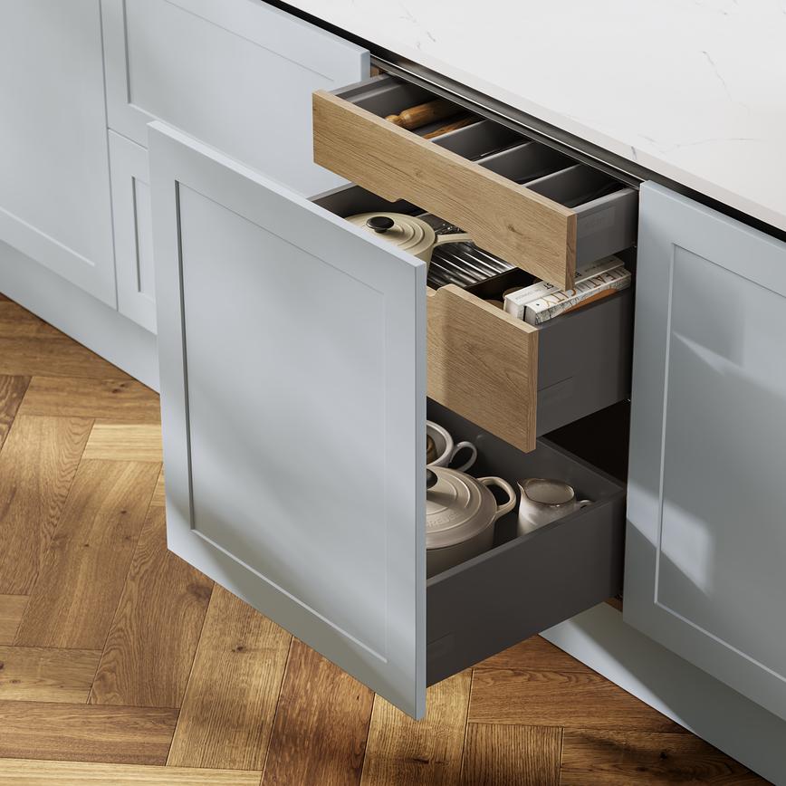 Frome Mist Handleless  BaseStorage