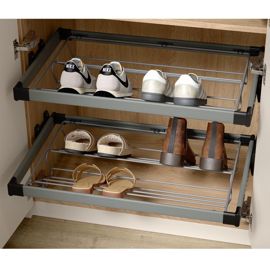 Clerkenwell Super Matt Sandstone Bedroom 800mm Shoe Rack